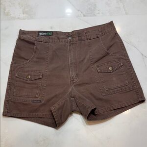 Grapevines Brown Cargo Shorts for Men - Classic Pocket Utility Style